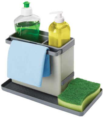 Metaltex spoelbak organizer Tidytex kunststof grijs