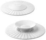 Metaltex universele afvoer afdekking siliconen wit