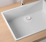 Metaltex universele afvoer afdekking siliconen wit