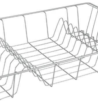 Metaltex afdruiprek Colonia zilvermetallic 48cm