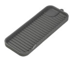 Metaltex siliconen spoelbakorganizer Tidy-Mat grijs 23cm