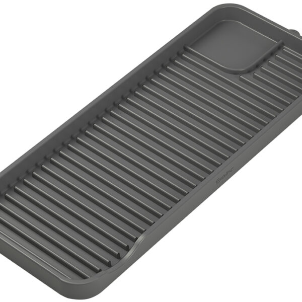 Metaltex siliconen spoelbakorganizer Tidy-Mat XL grijs