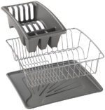 Metaltex afdruiprek Aquatex PLUS zilver/antraciet