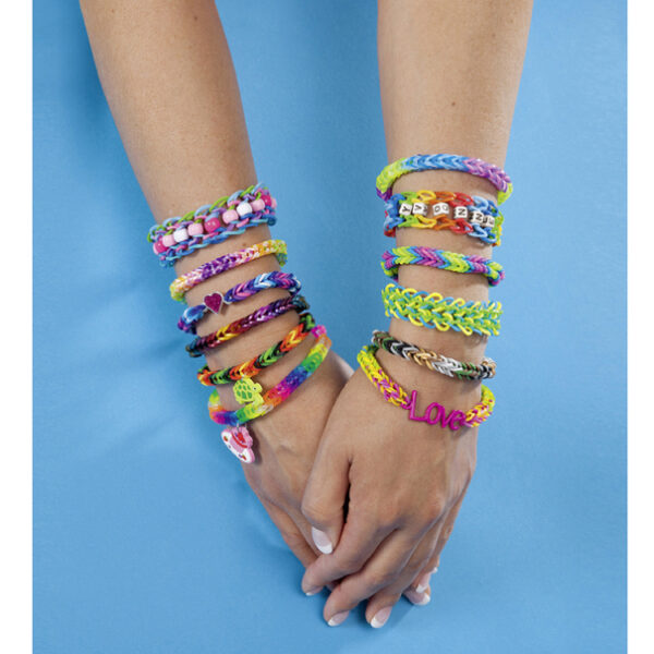 Folia rubber loops super pack 5.700 delen in emmer