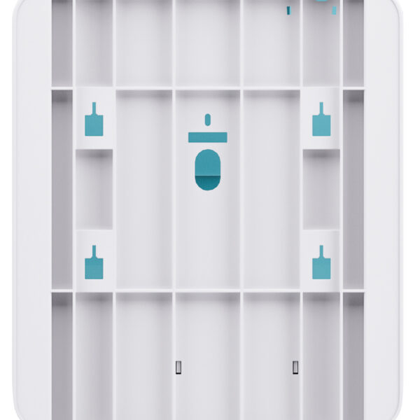 Satino vouwhanddoekdispenser voor interfold papieren handdoeken