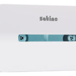 Satino dubbele jumbo toiletpapier dispenser wit