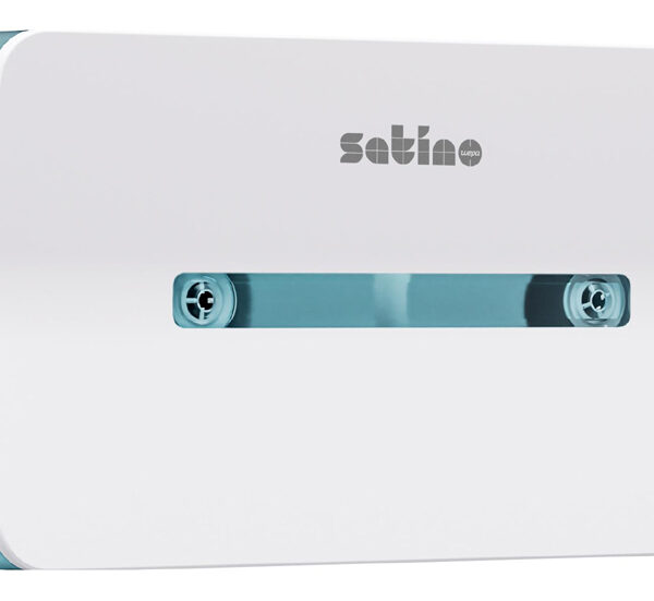 Satino dubbele jumbo toiletpapier dispenser wit