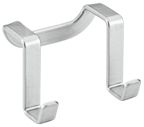 Metaltex dubbele haak Galileo zilvermetallic Metaltex dubbele haak Galileo zilvermetallic