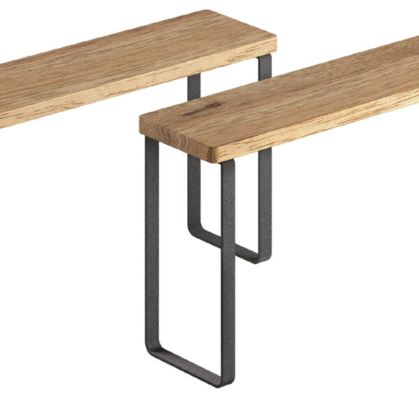 Metaltex kruidenrek York LAVA, 1 etage, 2-delig set