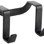 Metaltex dubbele haak Galileo LAVA, mat zwart