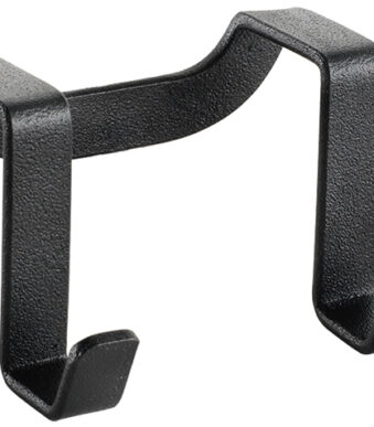 Metaltex dubbele haak Galileo LAVA, mat zwart