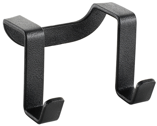 Metaltex dubbele haak Galileo LAVA, mat zwart Metaltex dubbele haak Galileo LAVA, mat zwart