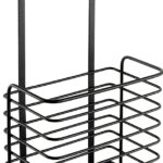Metaltex Galileo inhaakmandje hoog mat zwart