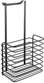Metaltex Galileo inhaakmandje hoog mat zwart