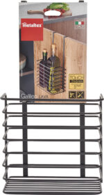 Metaltex Galileo inhaakmandje hoog mat zwart