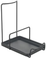 Metaltex deksel- en lepelhouder Tokyo LAVA mat zwart