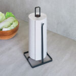 Metaltex keukenrolhouder Tokyo LAVA, mat zwart