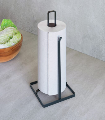 Metaltex keukenrolhouder Tokyo LAVA, mat zwart