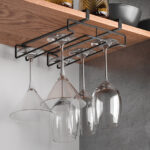 Metaltex glazenhouder My-Glass LAVA matzwart