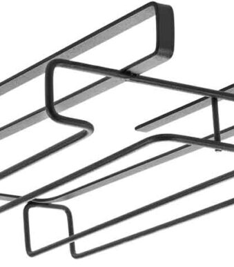 Metaltex glazenhouder My-Glass LAVA matzwart