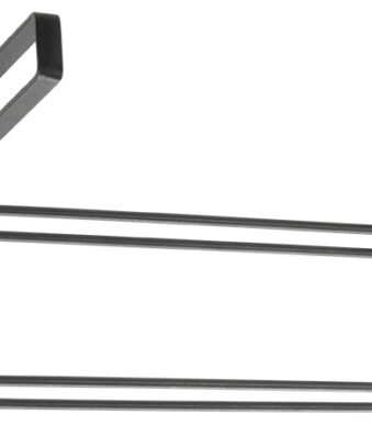 Metaltex keukenrolhouder Easy-Roll LAVA, mat zwart