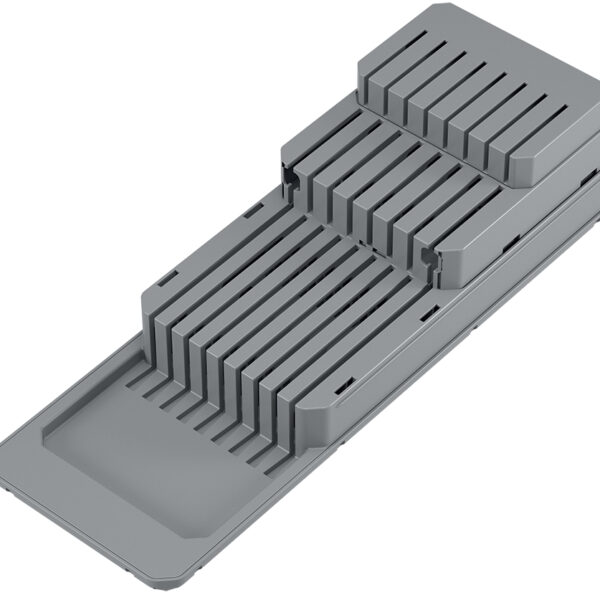 Metaltex messenorganizer Blade-Fit grijs kunststof