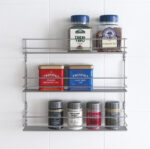 Metaltex kruidenrek Pepito 3-etages zilver metaal