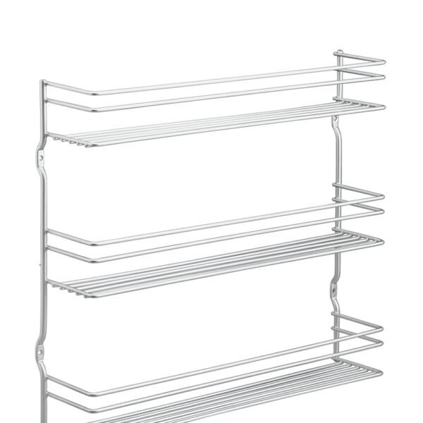 Metaltex kruidenrek Pepito 3-etages zilver metaal