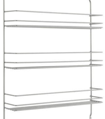 Metaltex kruidenrek 5 etages zilver wandmontage