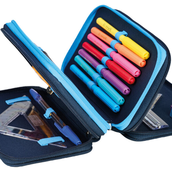 Herlitz etui TriCase 'Cosmic Explorer', 31-delig gevuld