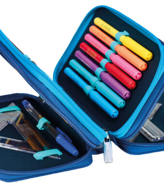 Herlitz etui TriCase 'Jungle Safari' 31-delig gevuld