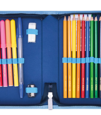 Herlitz etui Cosmic Explorer, 31-delig gevuld