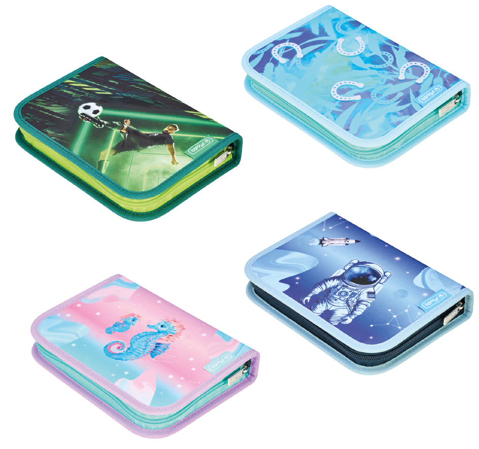 Herlitz etui Girls/Boys Mix II 19-delig gevuld pennenkoker Herlitz etui Girls/Boys Mix II 19-delig gevuld pennenkoker