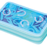 Herlitz etui dubbel Lucky Horse 23-delig gevuld