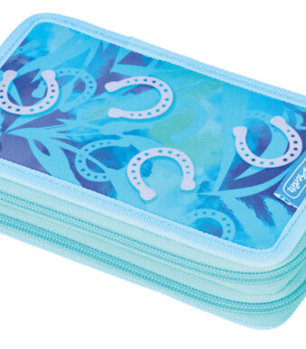 Herlitz etui dubbel Lucky Horse 23-delig gevuld