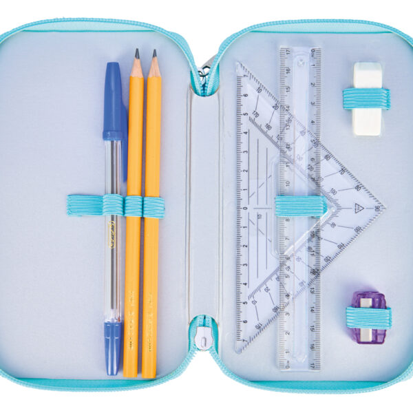 Herlitz etui dubbel Lucky Horse 23-delig gevuld