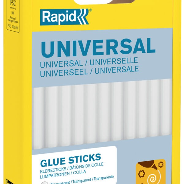 Rapid lijmpatronen universeel transparant, 7 mm diameter, 36 stuks