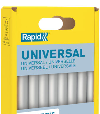 Rapid lijmpatronen universeel wit, diameter 12 mm, 14 stuks