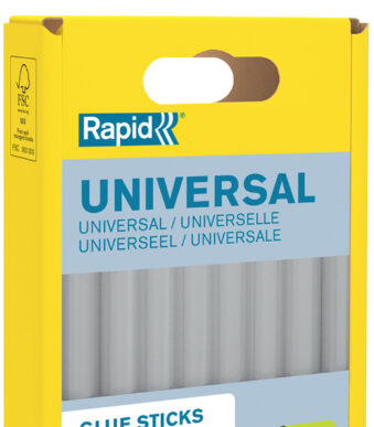 Rapid lijmsticks universeel transparant 12 mm diameter, 14 stuks