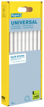 Rapid lijmsticks universeel wit, diameter 12 mm, 190 mm lengte