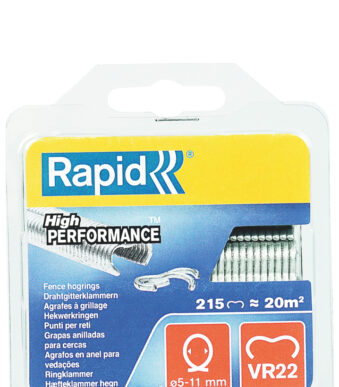 Rapid hekringklemmen VR22 gegalvaniseerd, 215 stuks in blister