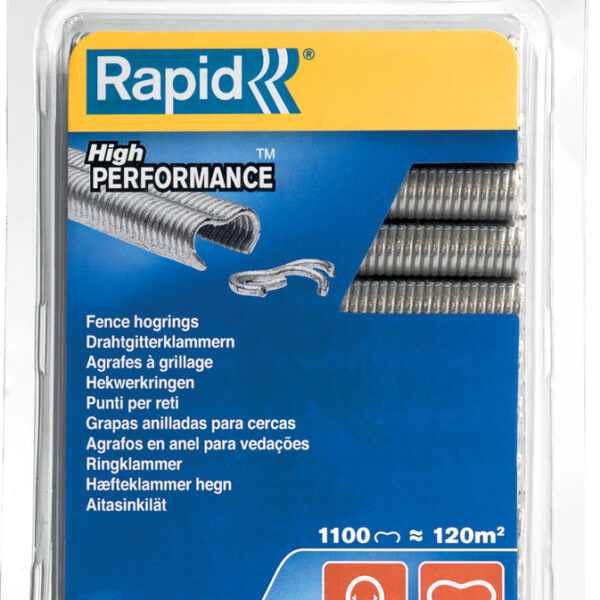 Rapid hekringklemmen VR22 gegalvaniseerd, blister 1100 stuks