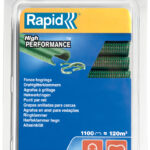 Rapid hekringklemmen VR22 groen kunststof 1100 stuks