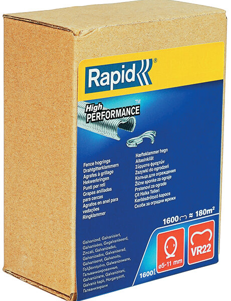 Rapid hekwerkringen VR22 gegalvaniseerd, doos 1600 stuks