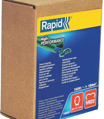 Rapid hekringklemmen VR22 groen, kunststof coating, 1600 stuks