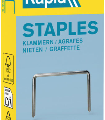 Rapid nieten type 53, 6 mm, gegalvaniseerd staal, 1080 stuks