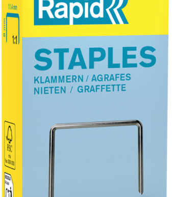Rapid fijndraadnieten type 53, 8 mm, kleine verpakking