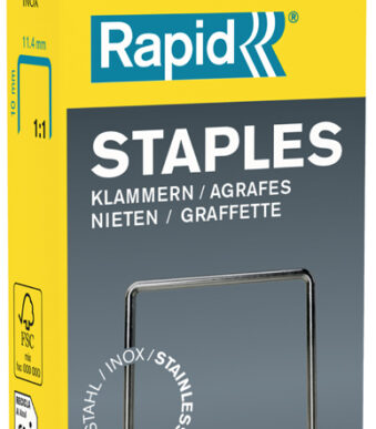 Rapid fijndraadnieten type 53, 10 mm, kleine verpakking