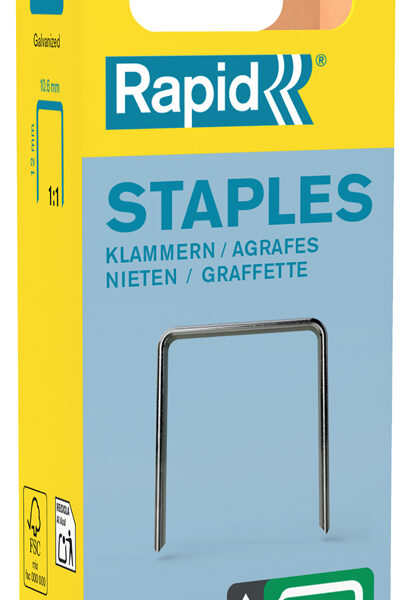 Rapid vlakdraad nietjes type 140, 12 mm, kleinverpakking