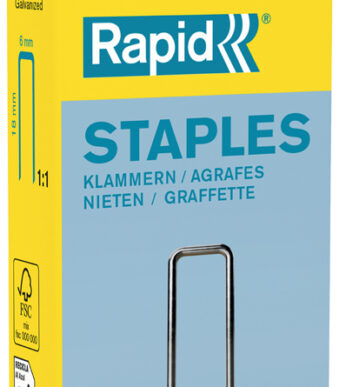 Rapid smalle rugnieten type 606, 18 mm, kleinverpakking